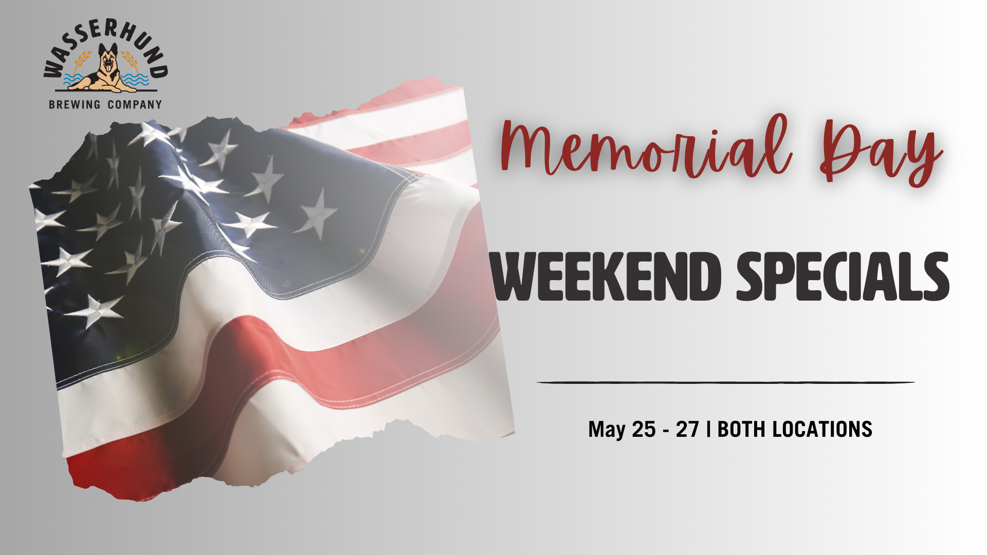 Memorial Weekend Specials