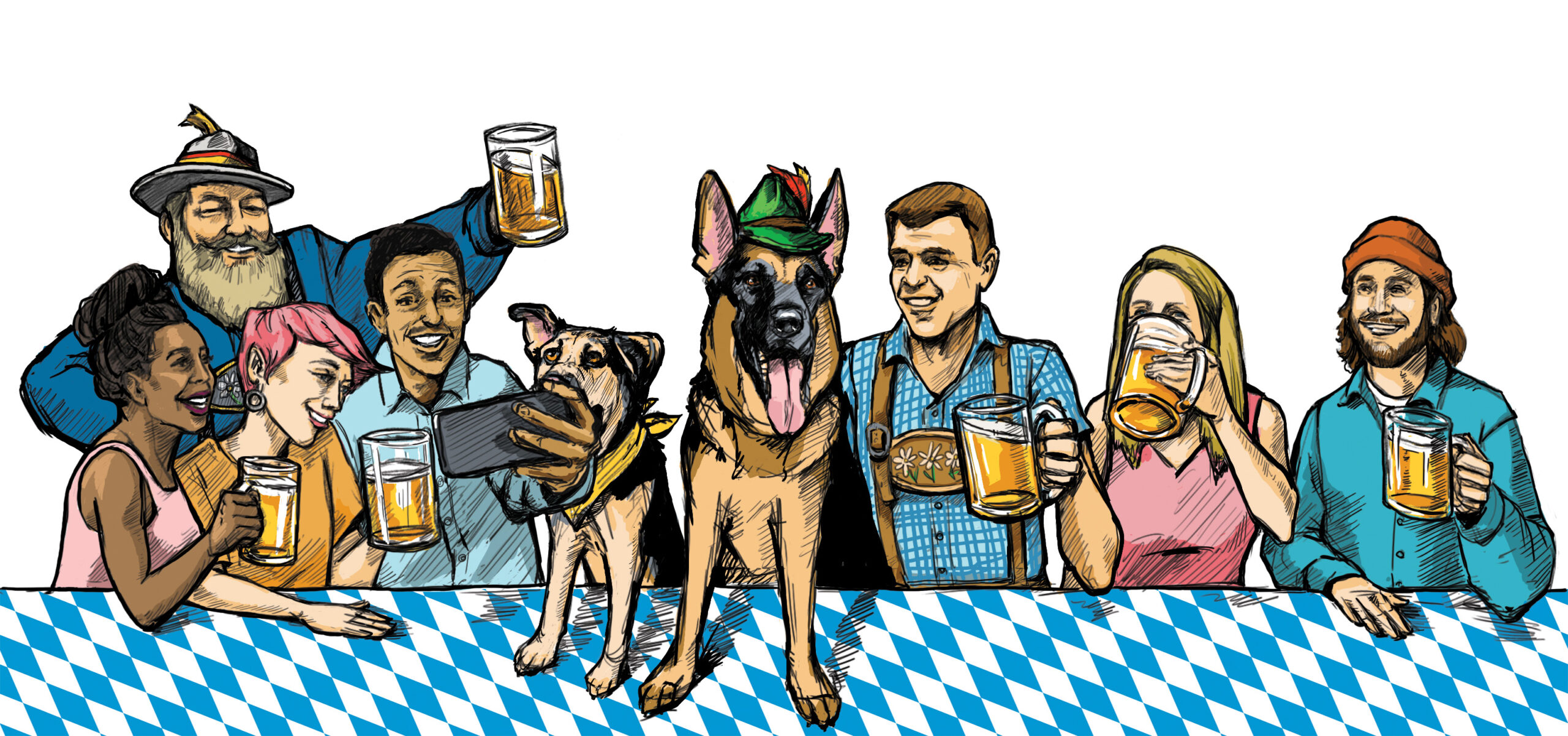 Oktoberfest Illustration