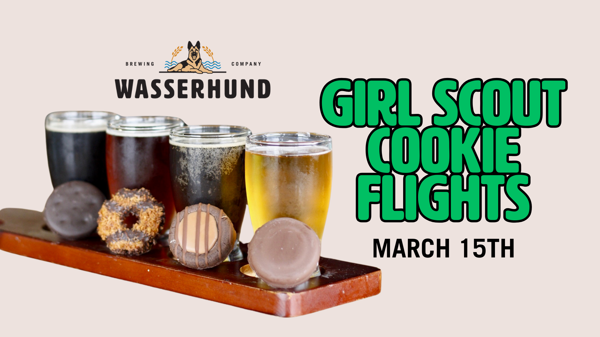 Girl Scout cookie flights