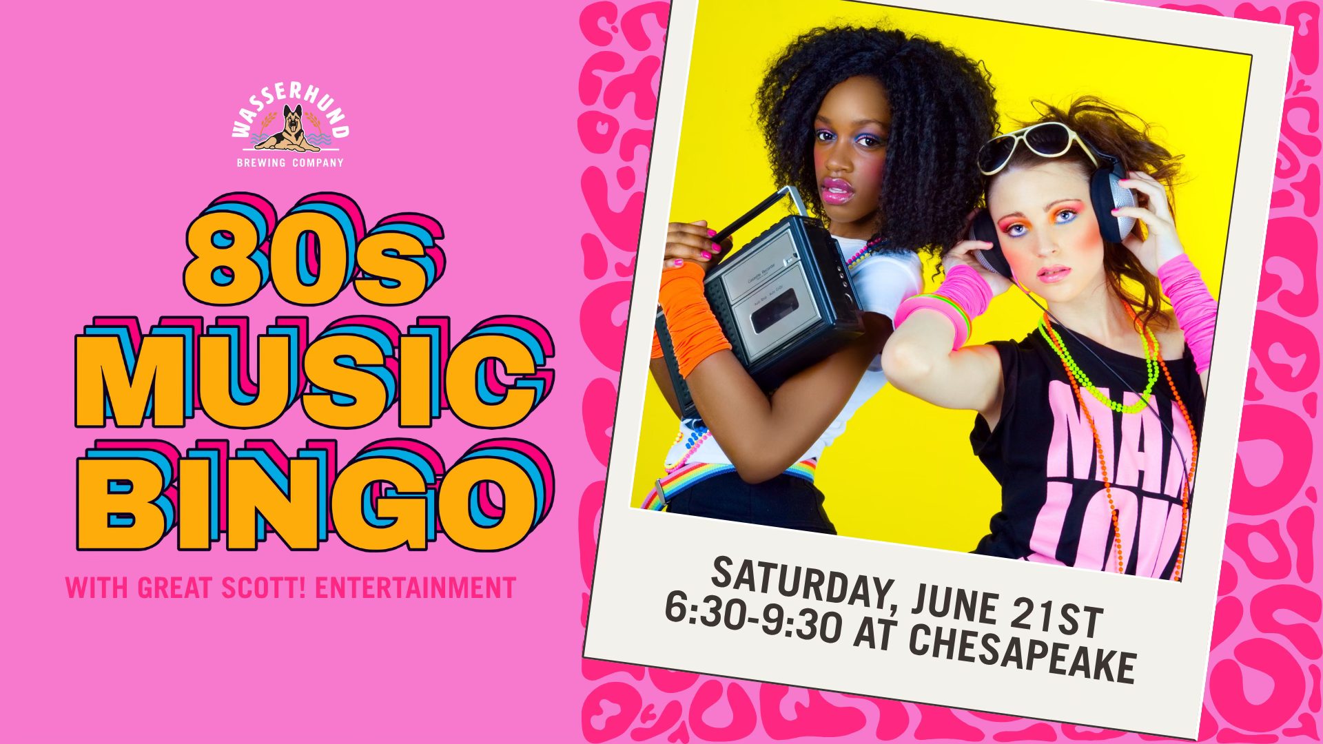 80s Music Bingo