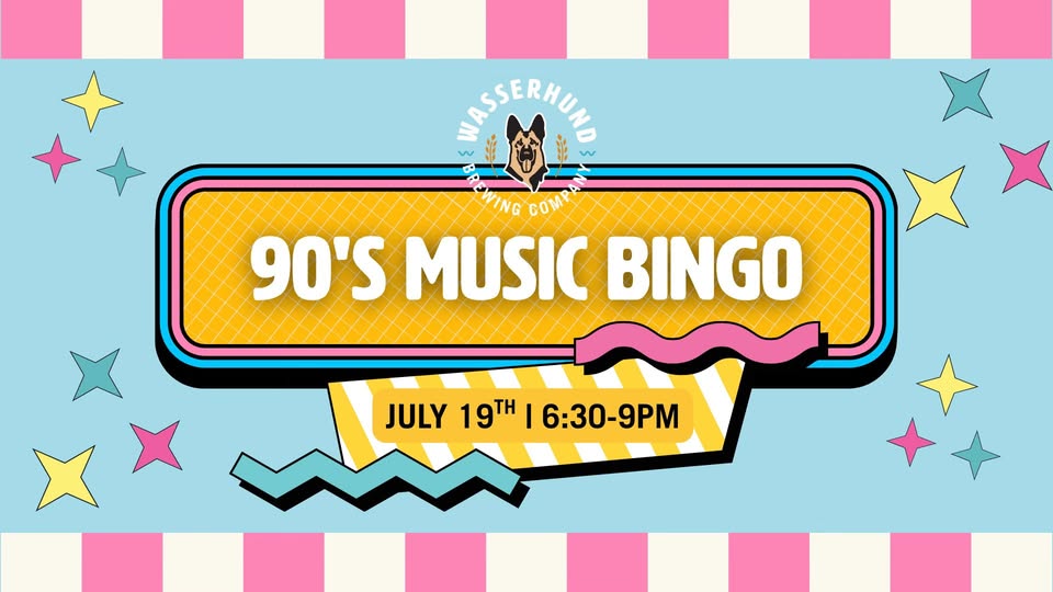 90s Music Bingo